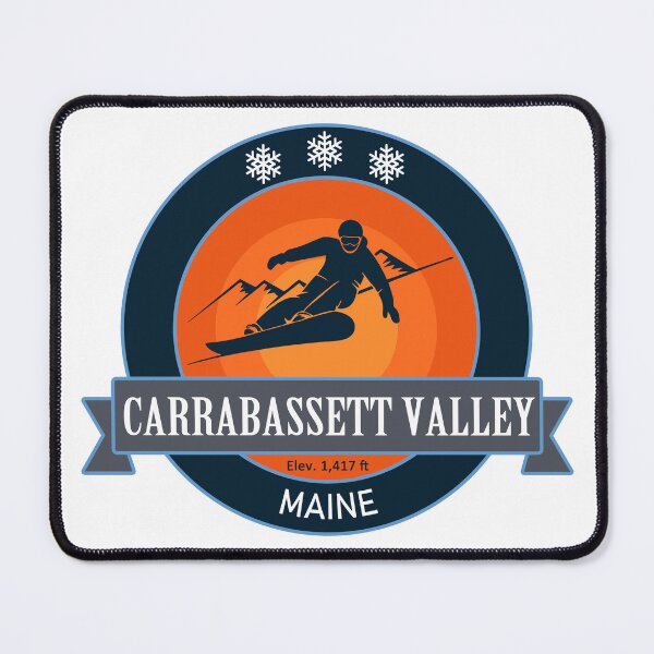 Item preview, Carrabassett Valley Maine, Snowboard Badge designed and sold by Wanderful-roads.