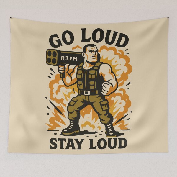 Item preview, Tacticool Dutch: Go Loud - "GO LOUD STAY LOUD" Rocket Barrage designed and sold by zzz888.