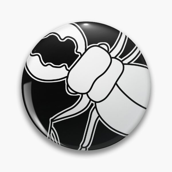 Item preview, Stag beetle print black designed and sold by GoatSkin.