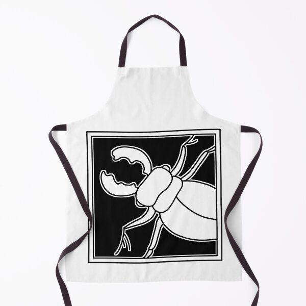Item preview, Stag beetle print black designed and sold by GoatSkin.