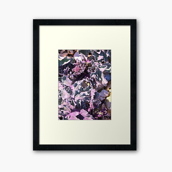 Beach Leaves in a Sun Breeze en Plein Air Photography by Blink Friction Framed Art Print
