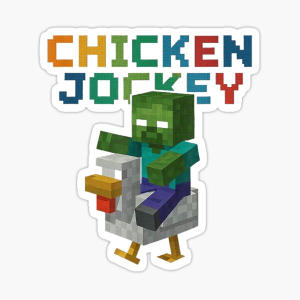 Artikel-Vorschau von Chicken Jockey Zombie Pixel Art Zombie Gamer Style 2025, designt und verkauft von dohyun kim.
