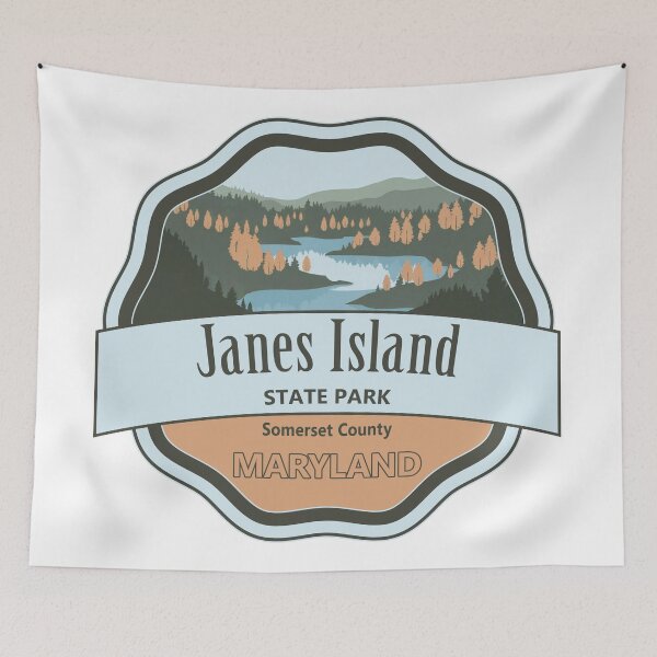 Item preview, Janes Island State Park Somerset County, Maryland designed and sold by Wanderful-roads.