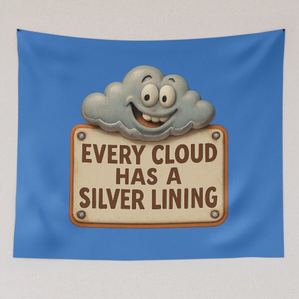 Item preview, Silver lining on the horizon – cloud wisdom designed and sold by Girih.