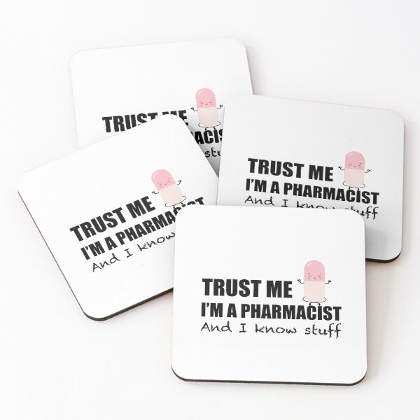 Item preview, Trust Me, I’m a Pharmacist and I know stuff – Funny Pharmacist Gift ideas | Rx-Themed Design designed and sold by LiLohaveaplan.