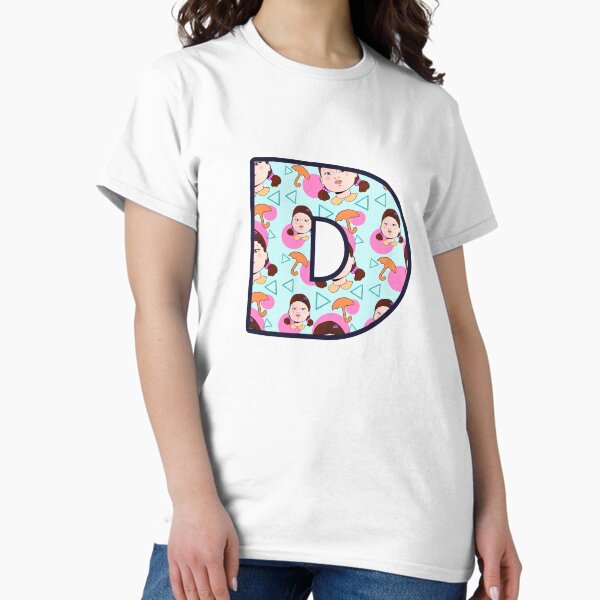 Item preview, D initial - letter D- squid game doll pattern - squid game s3 - letter art designed and sold by marlenaki.