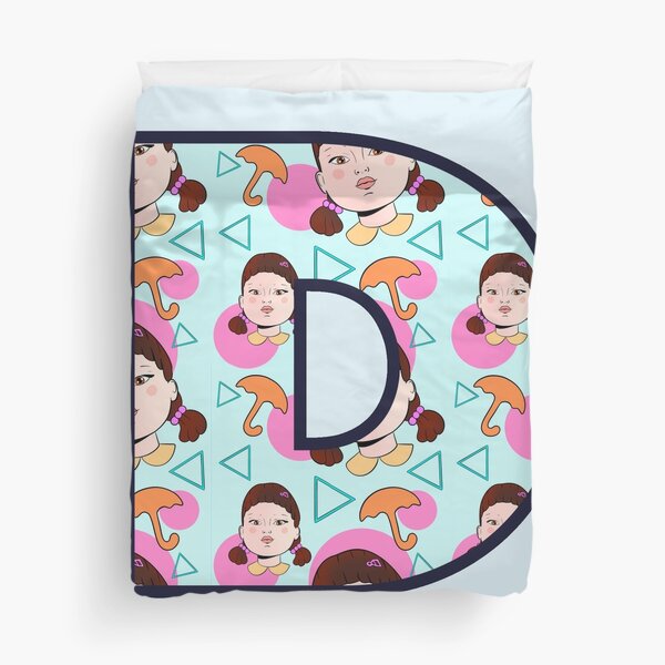 Item preview, D initial - letter D- squid game doll pattern - squid game s3 - letter art designed and sold by marlenaki.