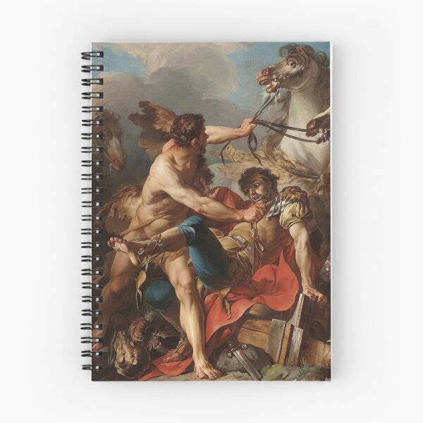 Item preview, Mares of Diomedes Ancient Greek Mythology Painting designed and sold by ClassicalGreece.