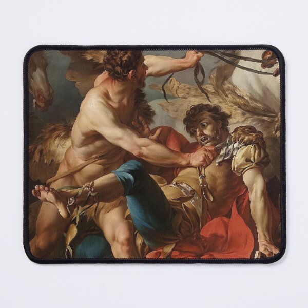 Item preview, Mares of Diomedes Ancient Greek Mythology Painting designed and sold by ClassicalGreece.