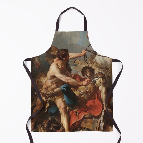 Item preview, Mares of Diomedes Ancient Greek Mythology Painting designed and sold by ClassicalGreece.