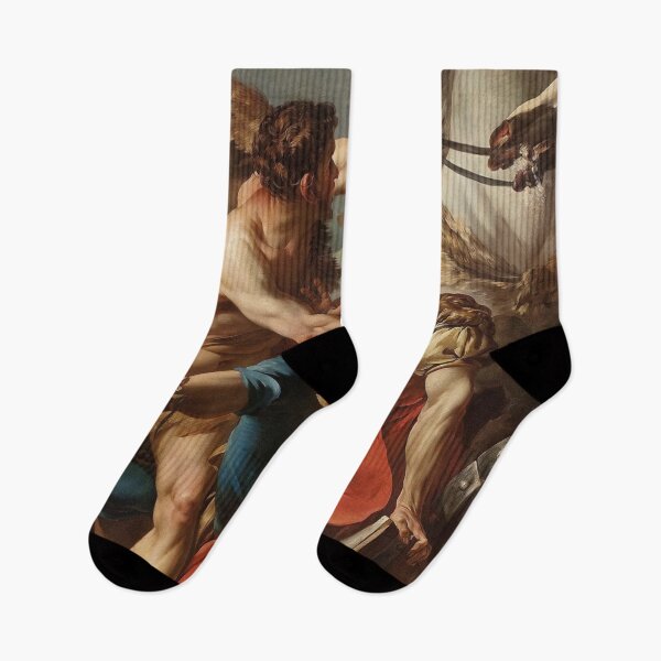 Item preview, Mares of Diomedes Ancient Greek Mythology Painting designed and sold by ClassicalGreece.