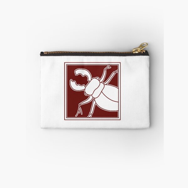 Item preview, Stag beetle print red designed and sold by GoatSkin.