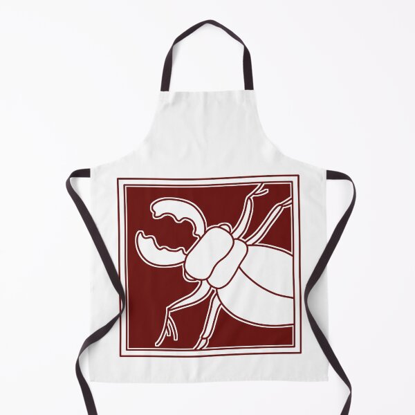 Item preview, Stag beetle print red designed and sold by GoatSkin.