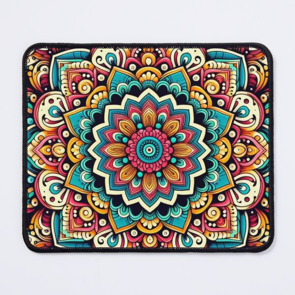 Item preview, Mandala pattern in pop art style designed and sold by Dogandesighn.