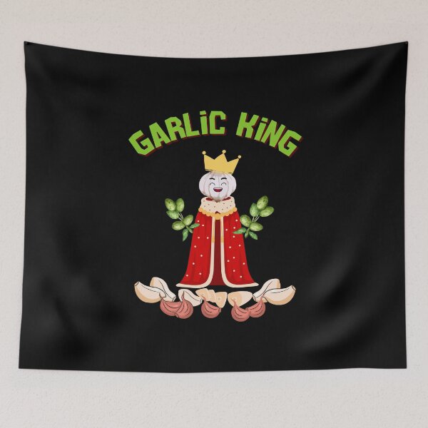 Item preview, Garlic King - Cute and funny design for a gift! designed and sold by AtushaSpark.