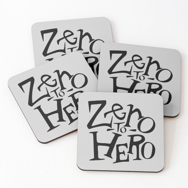 Item preview, Zero to Hero Motivational Typography designed and sold by Katherine Ann.