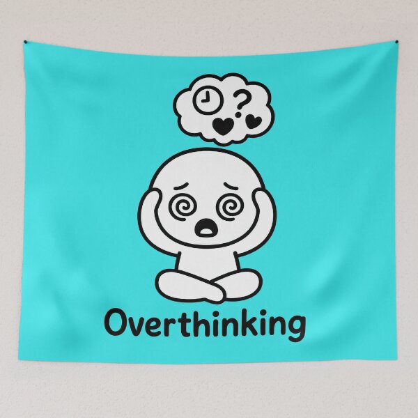 Item preview, Cute Overthinking Doodle Character Art designed and sold by Animepic222.