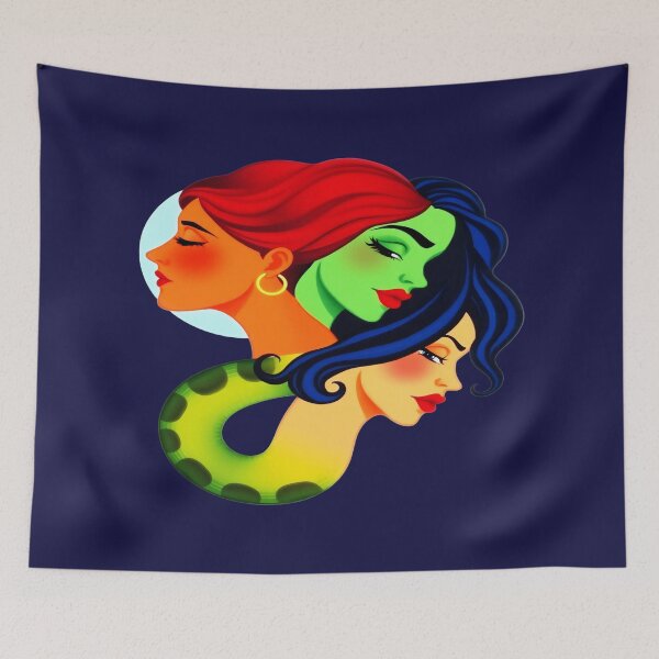 Item preview, Serpentine Goddesses – Mythical Fusion designed and sold by Dakson Design - Fantasy Art.