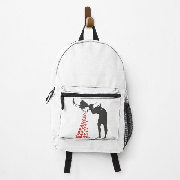 Item preview, Love Sick – Banksy-Style Heart Puke Tee! designed and sold by GL!TCH LAB.