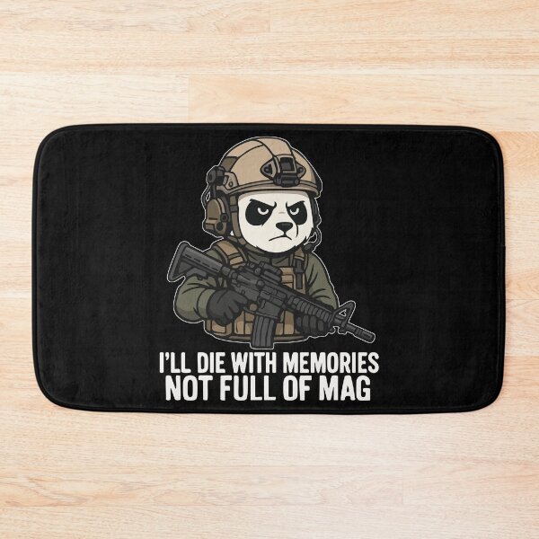 Item preview, I'll Die With Memories Not A Full Mag designed and sold by TomFrontierArt.