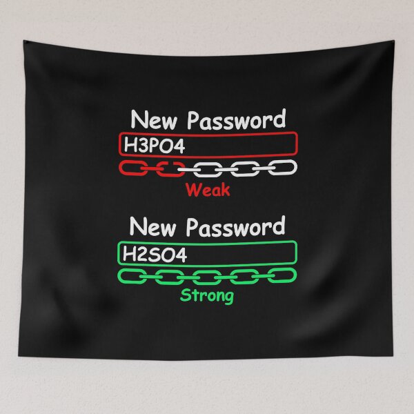 Item preview, New Password H2so4 Funny Chemistry Student Chemistry Teacher designed and sold by DexertimaArt.