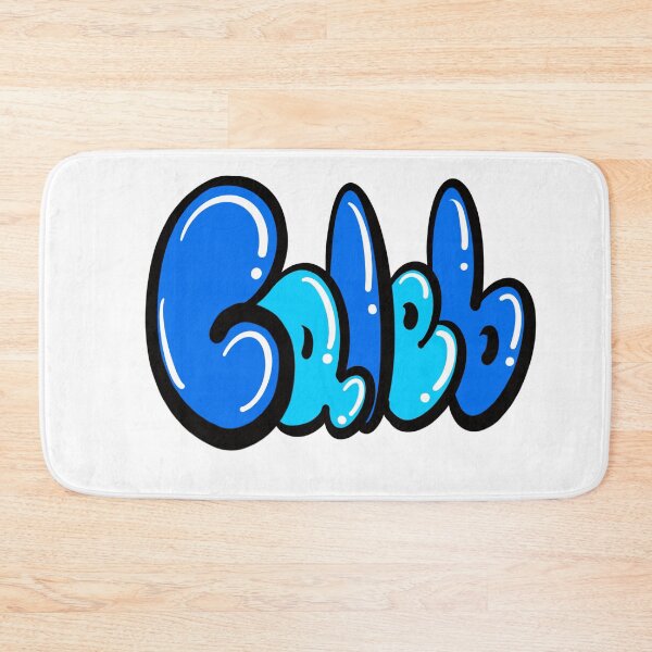 Item preview, Caleb name in blue graffiti calligraphy Top 10 best personalised gifts for boys and men Caleb  designed and sold by Artonmytee.