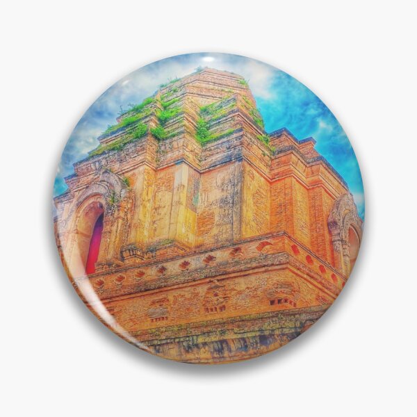 Item preview, Ancient Thai Temple Under Dramatic Sky designed and sold by Faruk Kalkan Travel Gallery.