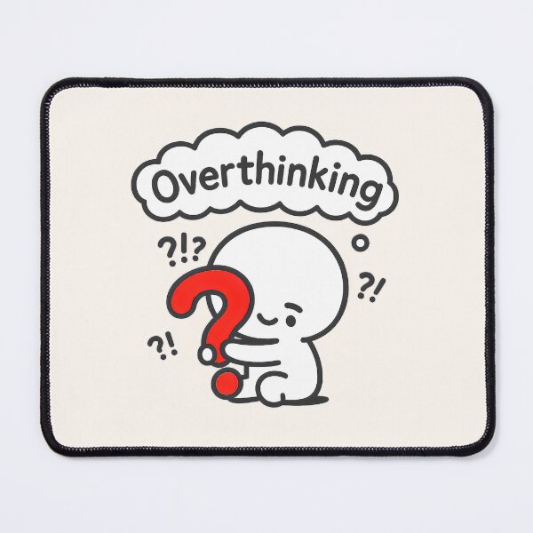 Item preview, Kawaii Overthinking Character with Question Mark designed and sold by Animepic222.