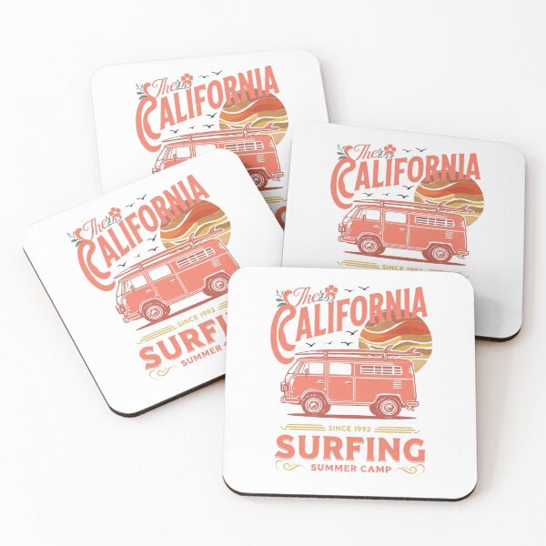 Item preview, Malibu California Retro Sunset – Beach Vibes Coastal Design designed and sold by Colorful-Garden.