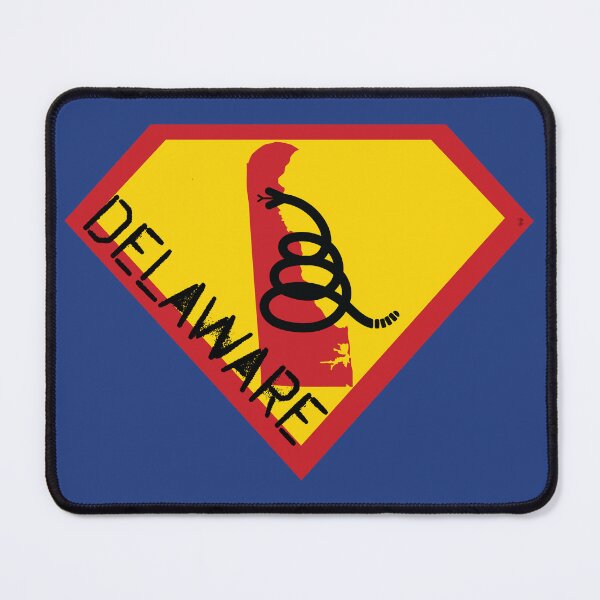 Item preview, DELAWAREAN SHIELD - Freedom Is The Superpower - Modern Gadsden Snake Flag - Dont Tread On Me SUPERHERO DELAWARE spellout design designed and sold by pelagio.