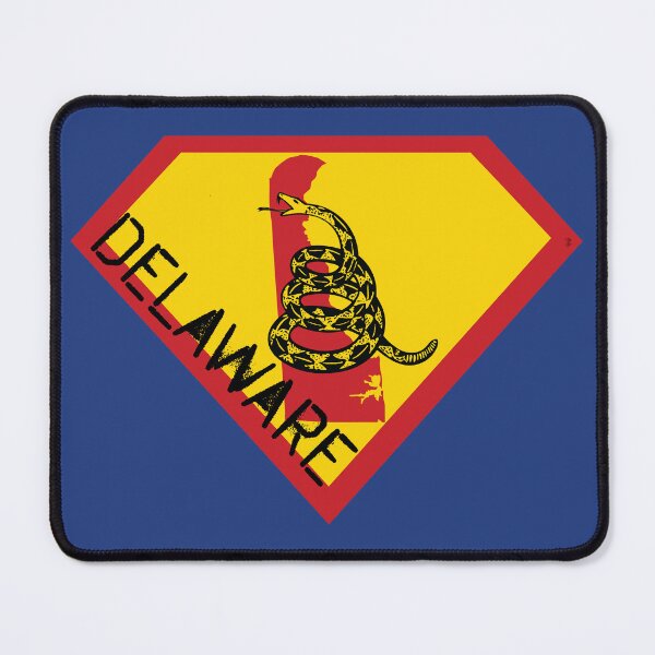 Item preview, DELAWAREAN SHIELD - Freedom Is The Superpower - Gadsden Snake Flag - Dont Tread On Me SUPERHERO DELAWARE spellout design designed and sold by pelagio.