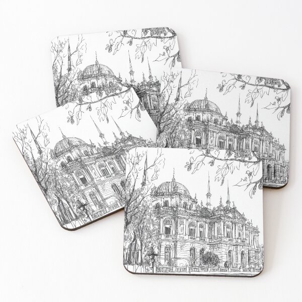 Item preview, Dolmabahce Palace Istambul Turkey in Ink designed and sold by hussardigital.