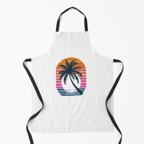 Item preview, Trendy Vintage Retro Tropical Palm Tree Beach Sunset Summer Vacation designed and sold by SOUFIANE1991.