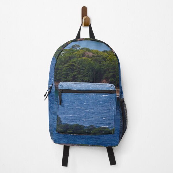 Item preview, Japanese Fishing Port and Village Along Forested Cove Coastline designed and sold by Pix4Japan.
