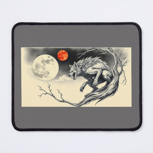 Item preview, Werewolf and the Moons designed and sold by TatiVirgilio.