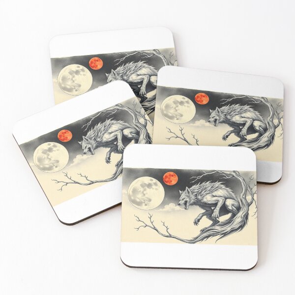 Item preview, Werewolf and the Moons designed and sold by TatiVirgilio.