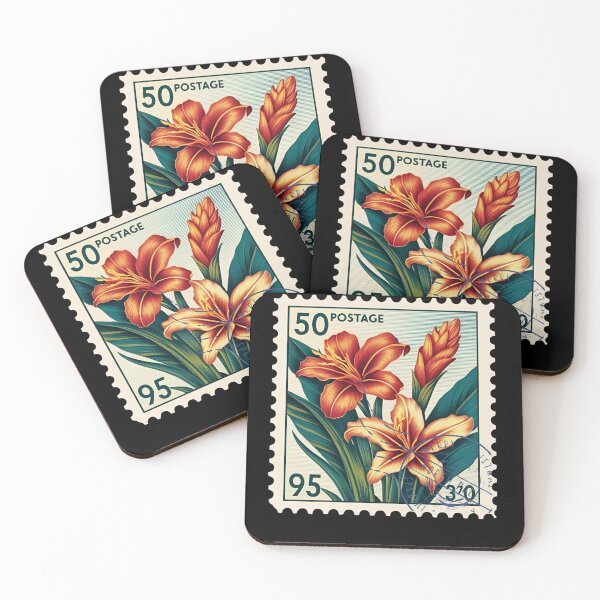 Item preview, Floral Stamps designed and sold by MixedVibes Co..