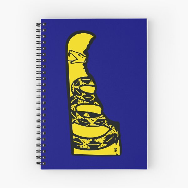 Item preview, DELAWARE  - Libertarian - Don't Tread On Me Gadsden Snake on DELAWAREAN Map designed and sold by pelagio.