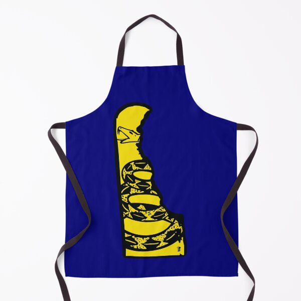 Item preview, DELAWARE  - Libertarian - Don't Tread On Me Gadsden Snake on DELAWAREAN Map designed and sold by pelagio.