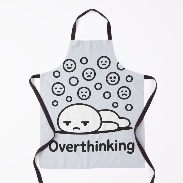 Item preview, Tired Overthinking Doodle with Emotions designed and sold by Animepic222.