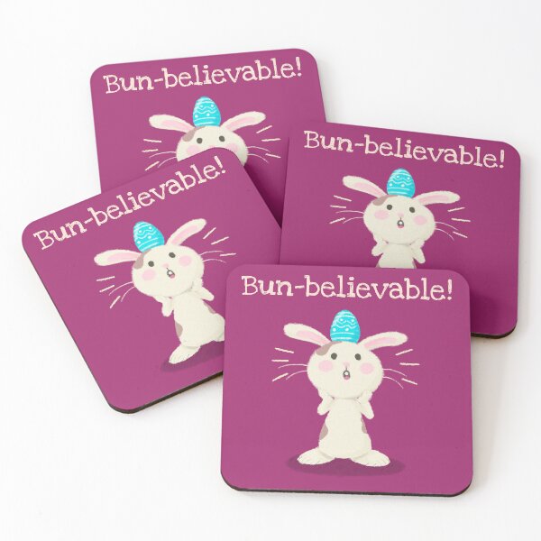 Item preview, Bun-believable Funny Surprised Bunny Easter Egg designed and sold by The Sun Brings Light.