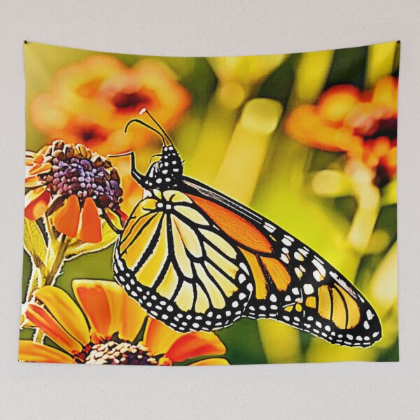 Item preview, Delicate Monarch Butterfly Bloom Design designed and sold by Health And Fitness Posts e-Store.