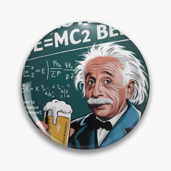 Item preview, albert einstein m=MC2 beer formula  designed and sold by martin max.