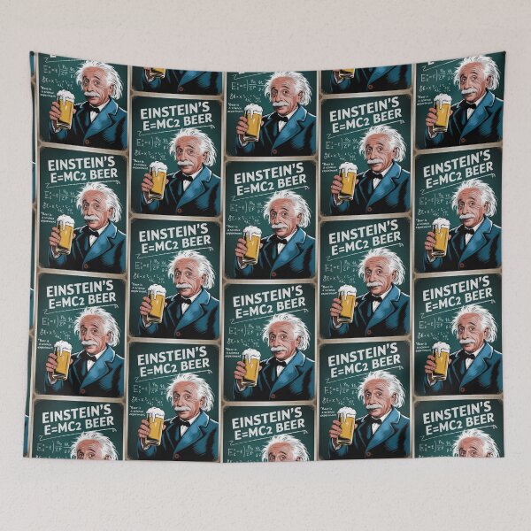 Item preview, albert einstein m=MC2 beer formula  designed and sold by martin max.