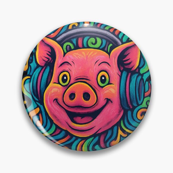 Item preview, Trippy Pig Vibes designed and sold by Ambient Mind Design.