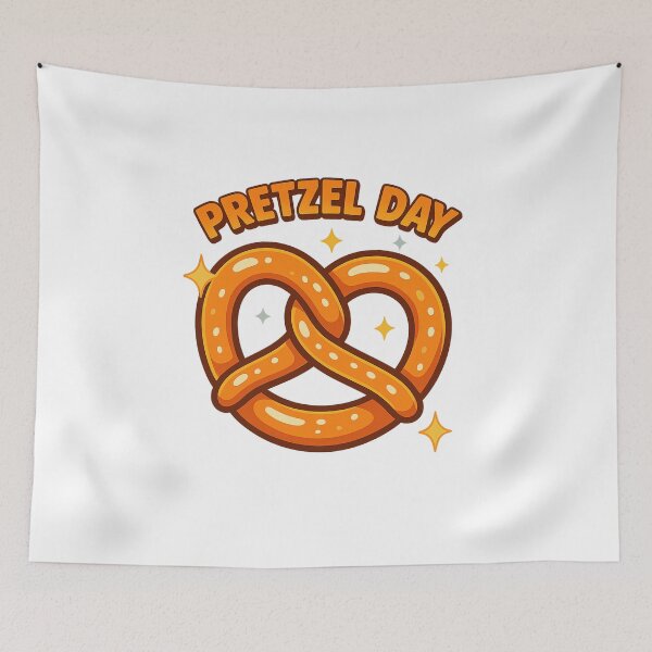 Item preview, Twist Into Flavour – Fun Pretzel Day Design designed and sold by Wear Sculpt.