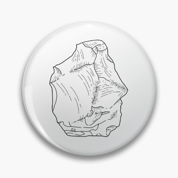 Item preview, Stone tool print black designed and sold by GoatSkin.