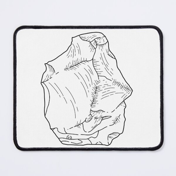 Item preview, Stone tool print black designed and sold by GoatSkin.