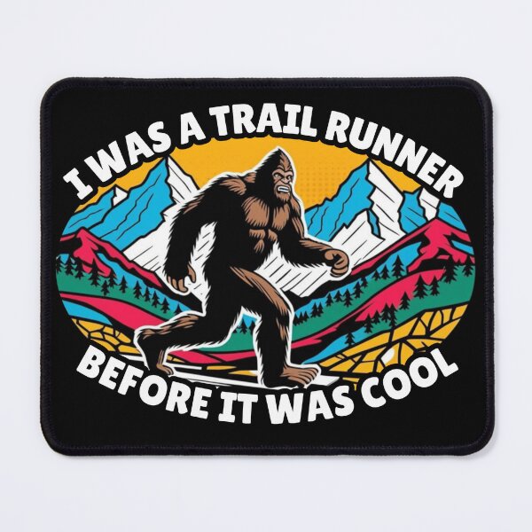 Item preview, Trail Running Bigfoot Is Cool Oval Design designed and sold by Nextlevellife.