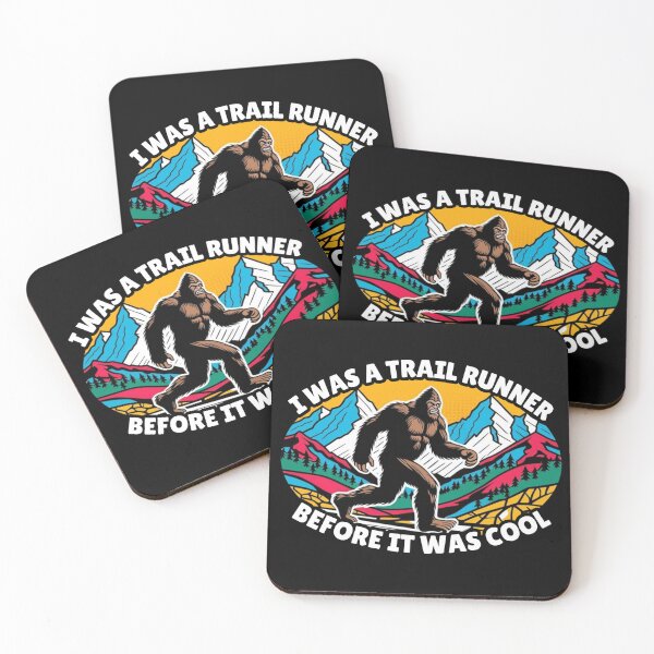 Item preview, Trail Running Bigfoot Is Cool Oval Design designed and sold by Nextlevellife.